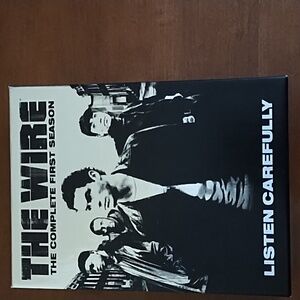 The Wire Season 1 DVD Set HBO Crime Drama 13 Episodes Idris Elba English Spanish